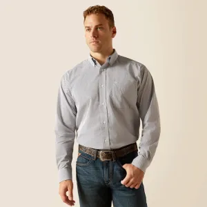 Wrinkle Free Wes Classic Fit Shirt in Peacoat